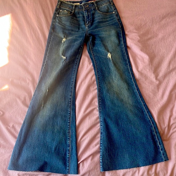 Anthropologie Pilcro Bell Bottoms - New without tags Size 26 - Picture 2 of 9